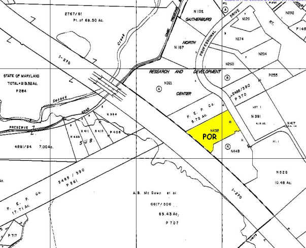 610 Professional Dr, Gaithersburg, MD for sale - Plat Map - Image 2 of 19