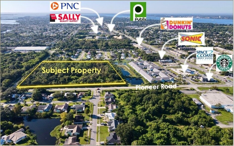 Corner of Pioneer Road & Lewis Carroll Ave., Merritt Island, FL for sale - Building Photo - Image 2 of 3