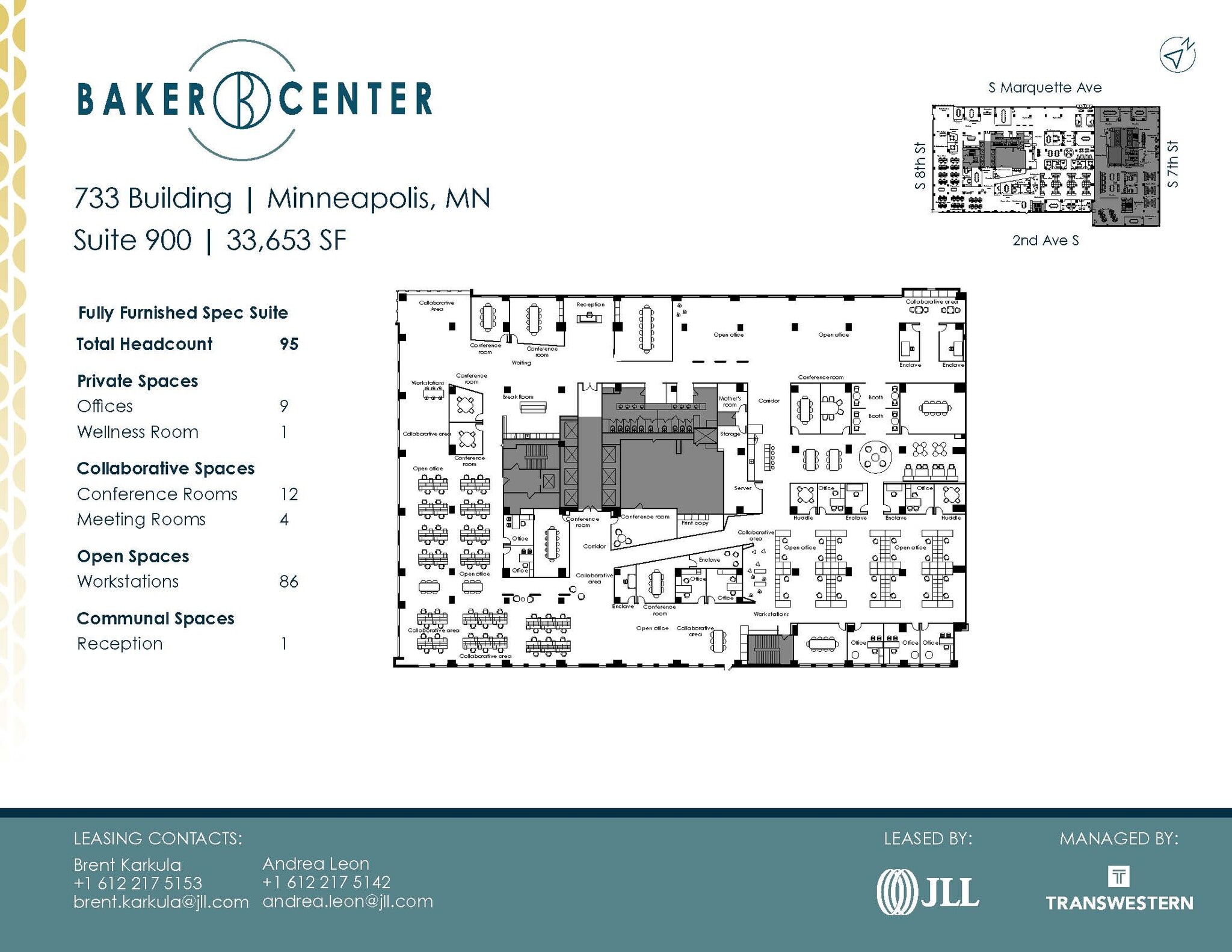 733 Marquette Ave, Minneapolis, MN for lease Floor Plan- Image 1 of 1