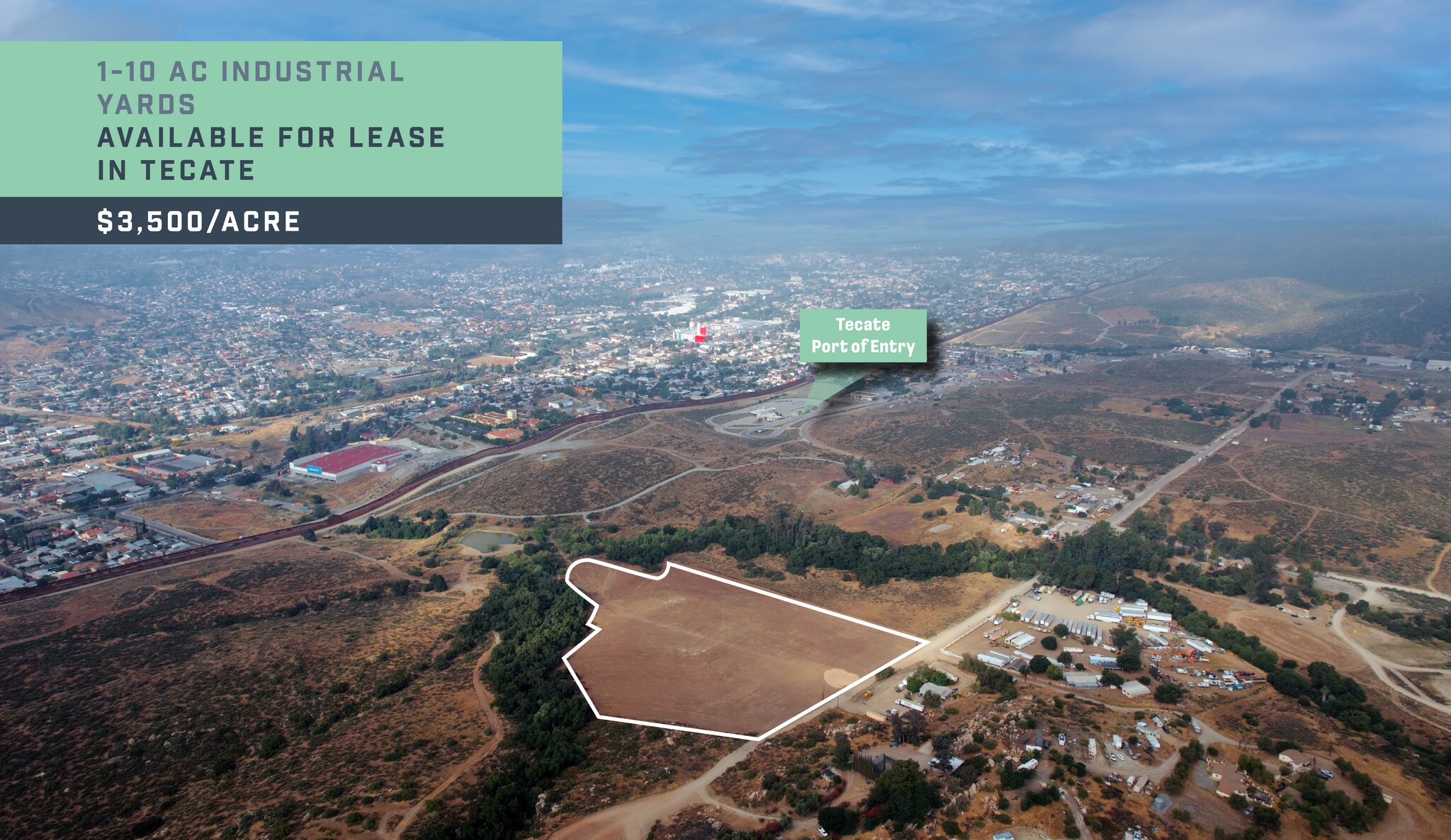 24699 Humphries Rd, Tecate, CA for lease Aerial- Image 1 of 3