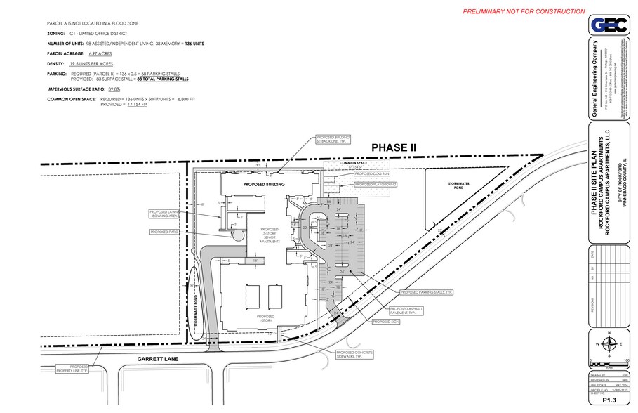 69XX Garrett Ln, Rockford, IL for sale - Site Plan - Image 2 of 2
