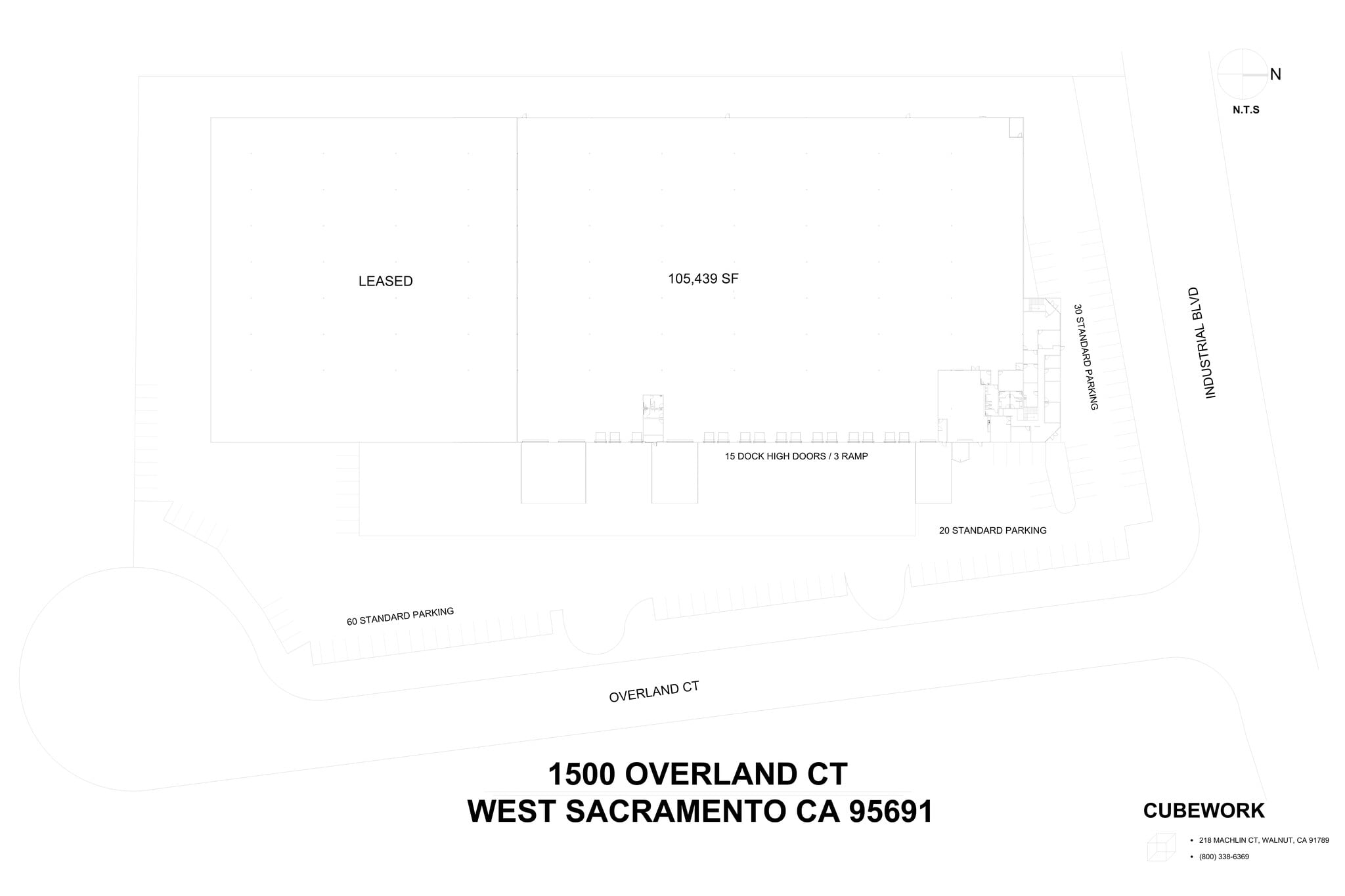 1500 Overland Ct, West Sacramento, CA for lease Site Plan- Image 1 of 10