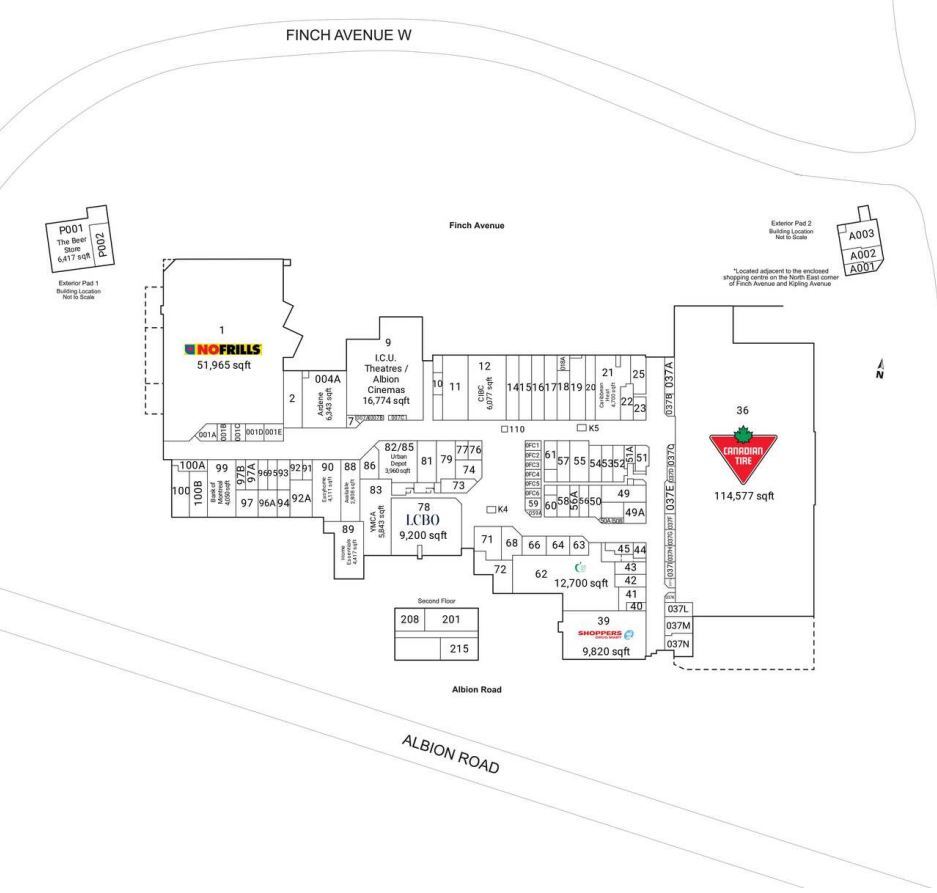 1530 Albion Rd, Toronto, ON for lease Site Plan- Image 1 of 1