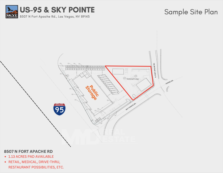 8507 N Fort Apache Rd, Las Vegas, NV for sale - Site Plan - Image 2 of 2