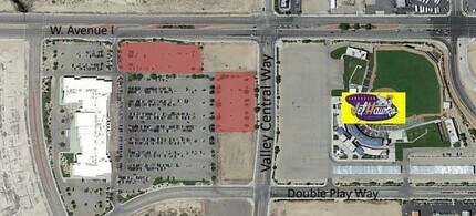 2600 W Avenue I, Lancaster, CA - AERIAL  map view