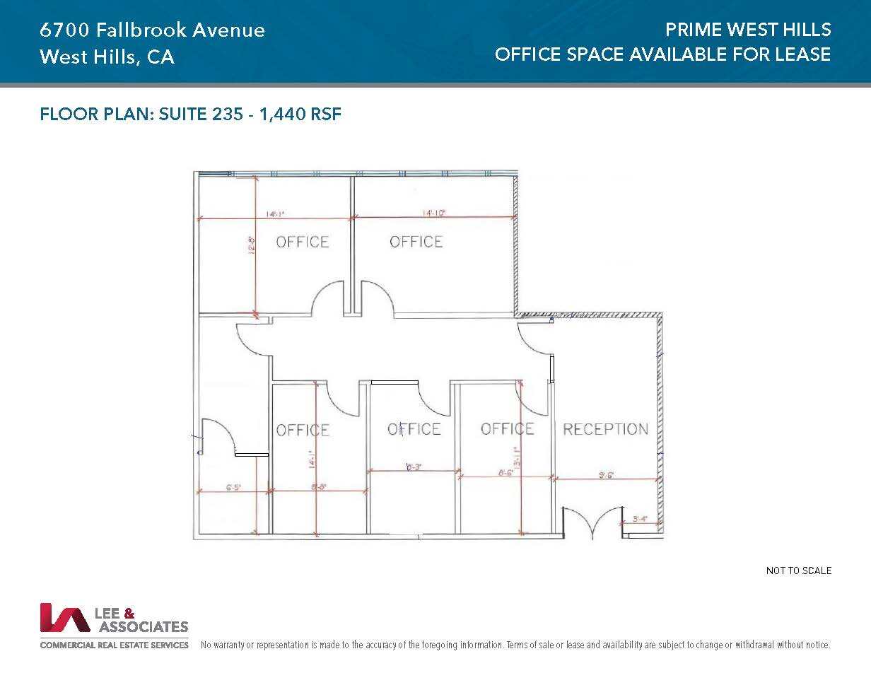 6700 Fallbrook Ave, West Hills, CA for lease Floor Plan- Image 1 of 1