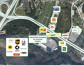 7 Market Place Mall, Weston, WV - aerial  map view - Image1