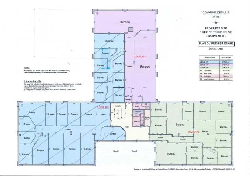 1 Rue De Terre Neuve, Les Ulis for lease - Floor Plan - Image 3 of 3