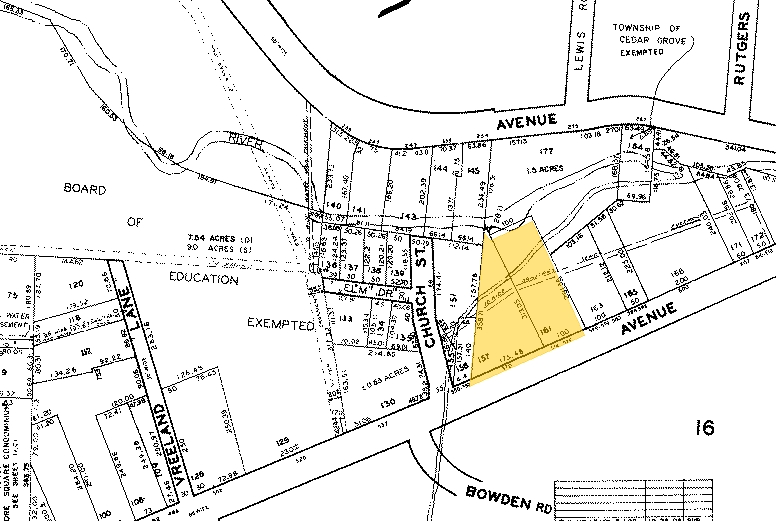 570 Pompton Ave, Cedar Grove, NJ for sale - Plat Map - Image 3 of 3