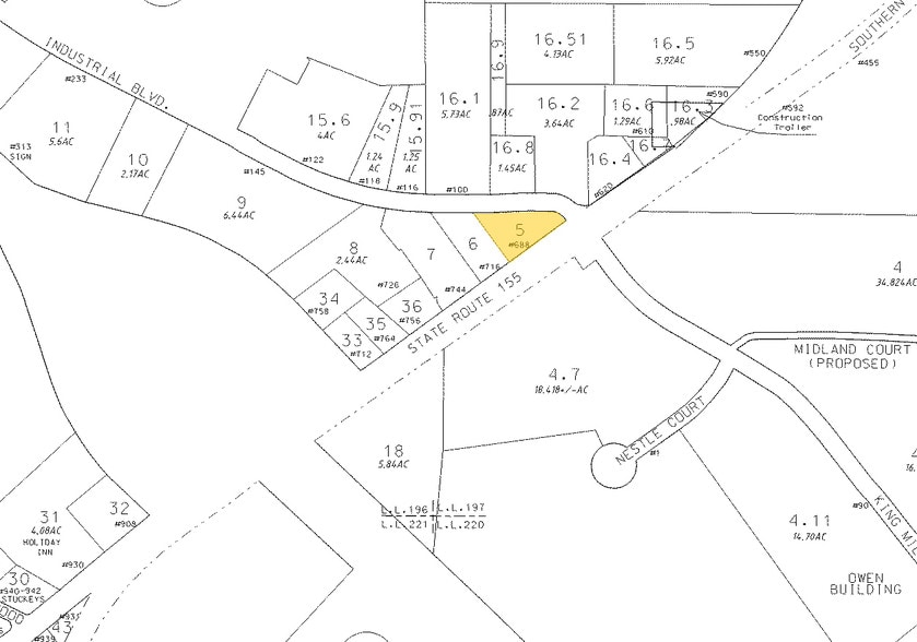 688 Highway 155 S, McDonough, GA for sale - Plat Map - Image 1 of 1