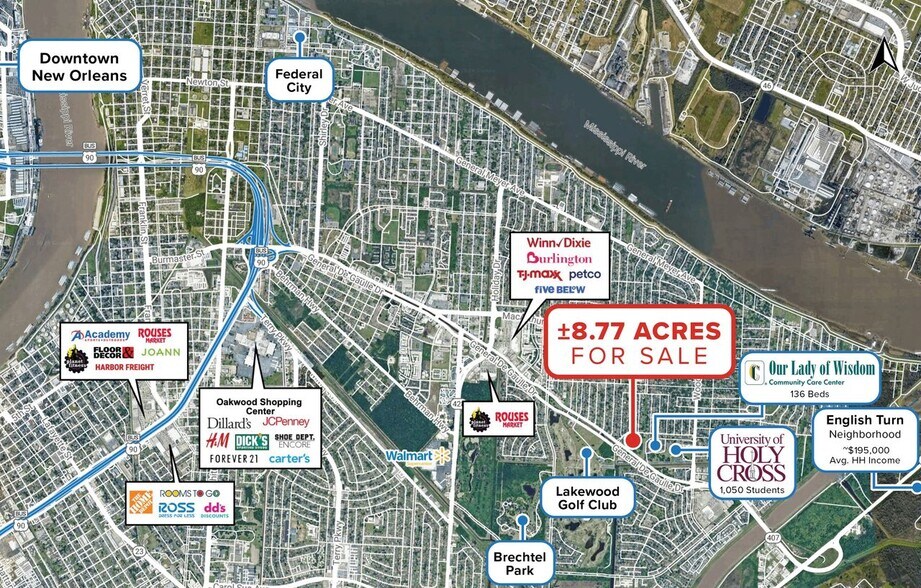 134401 Eton St, New Orleans, LA for sale - Aerial - Image 2 of 2