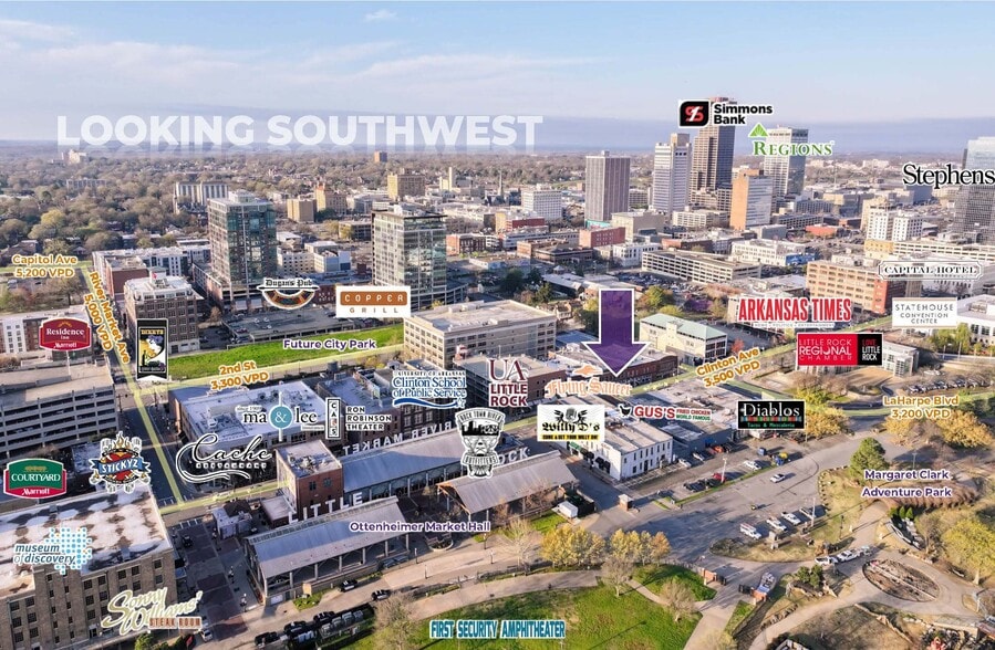 323 President Clinton Ave, Little Rock, AR for lease - Building Photo - Image 2 of 5