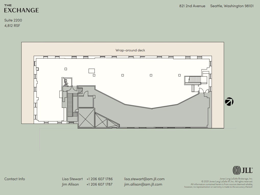 821 2nd Ave, Seattle, WA for lease Floor Plan- Image 1 of 1