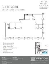 44 Montgomery St, San Francisco, CA for lease Floor Plan- Image 1 of 1