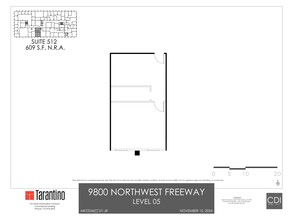 9800 Northwest Fwy, Houston, TX for lease Site Plan- Image 1 of 1