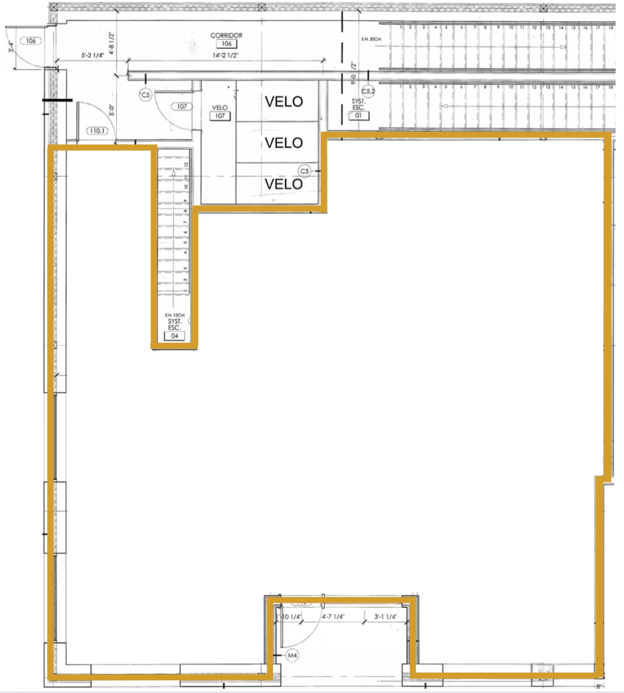 95 Rue Saint-Zotique O, Montréal, QC for lease Floor Plan- Image 1 of 2