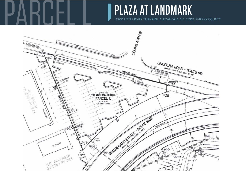 6198-6244 Little River Tpke, Alexandria, VA for lease Plat Map- Image 1 of 1