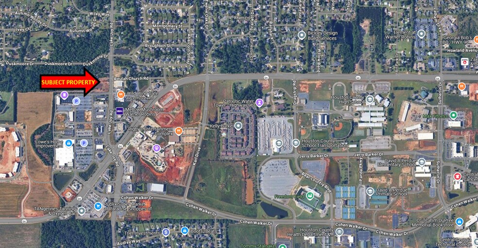 719 Lake Joy Rd, Warner Robins, GA for sale - Aerial - Image 2 of 3