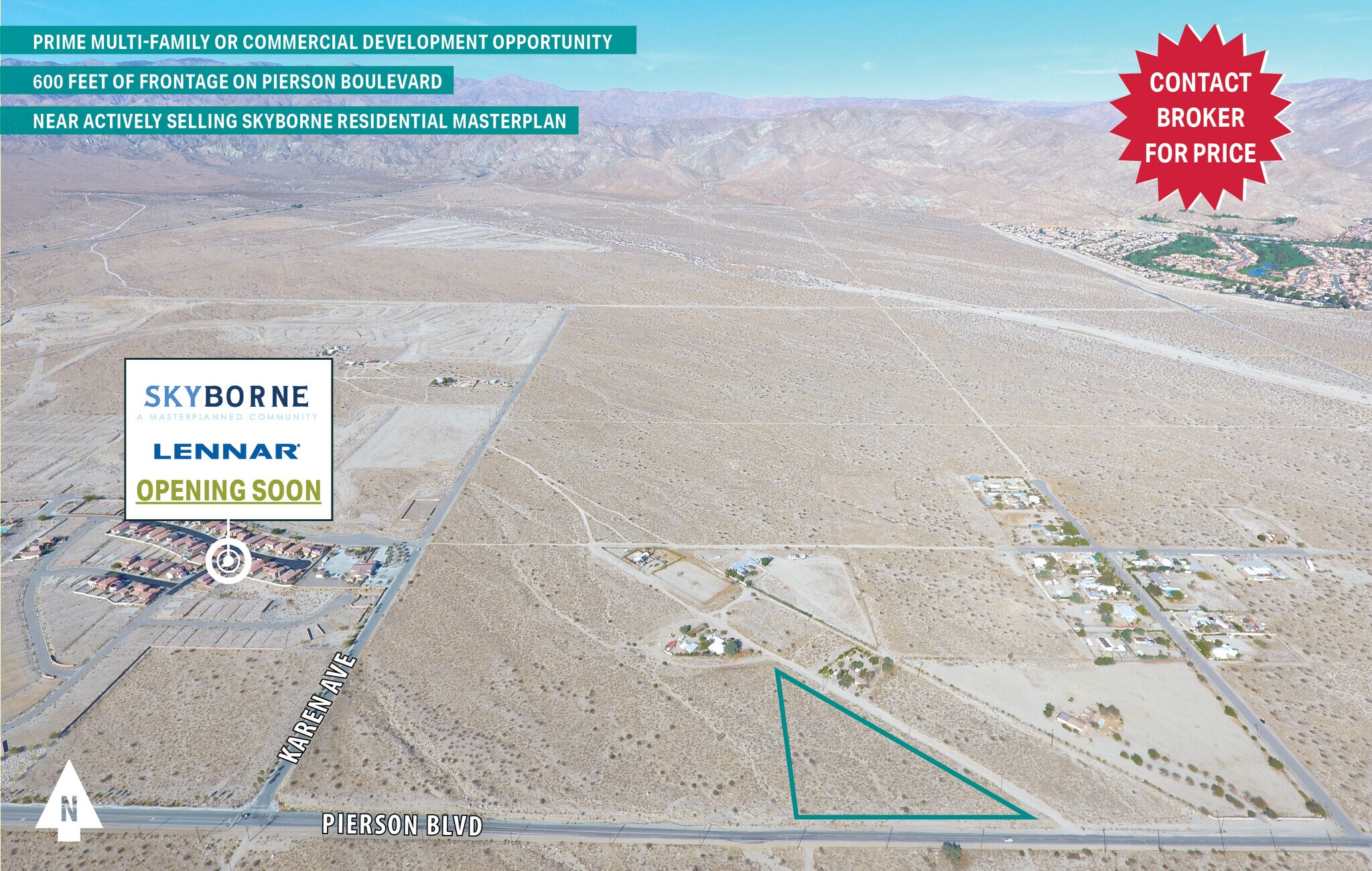 Pierson, Desert Hot Springs, CA for sale Aerial- Image 1 of 6