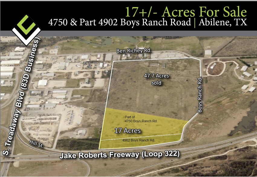 4750 Boys Ranch Rd, Abilene, TX for sale - Aerial - Image 1 of 3