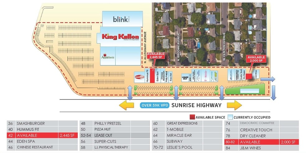 36-84 E Sunrise Hwy, Lindenhurst, NY for lease - Building Photo - Image 3 of 9