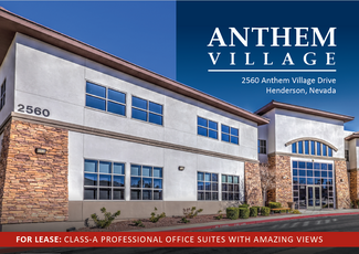 More details for 2560 Anthem Village Dr, Henderson, NV - Office for Lease