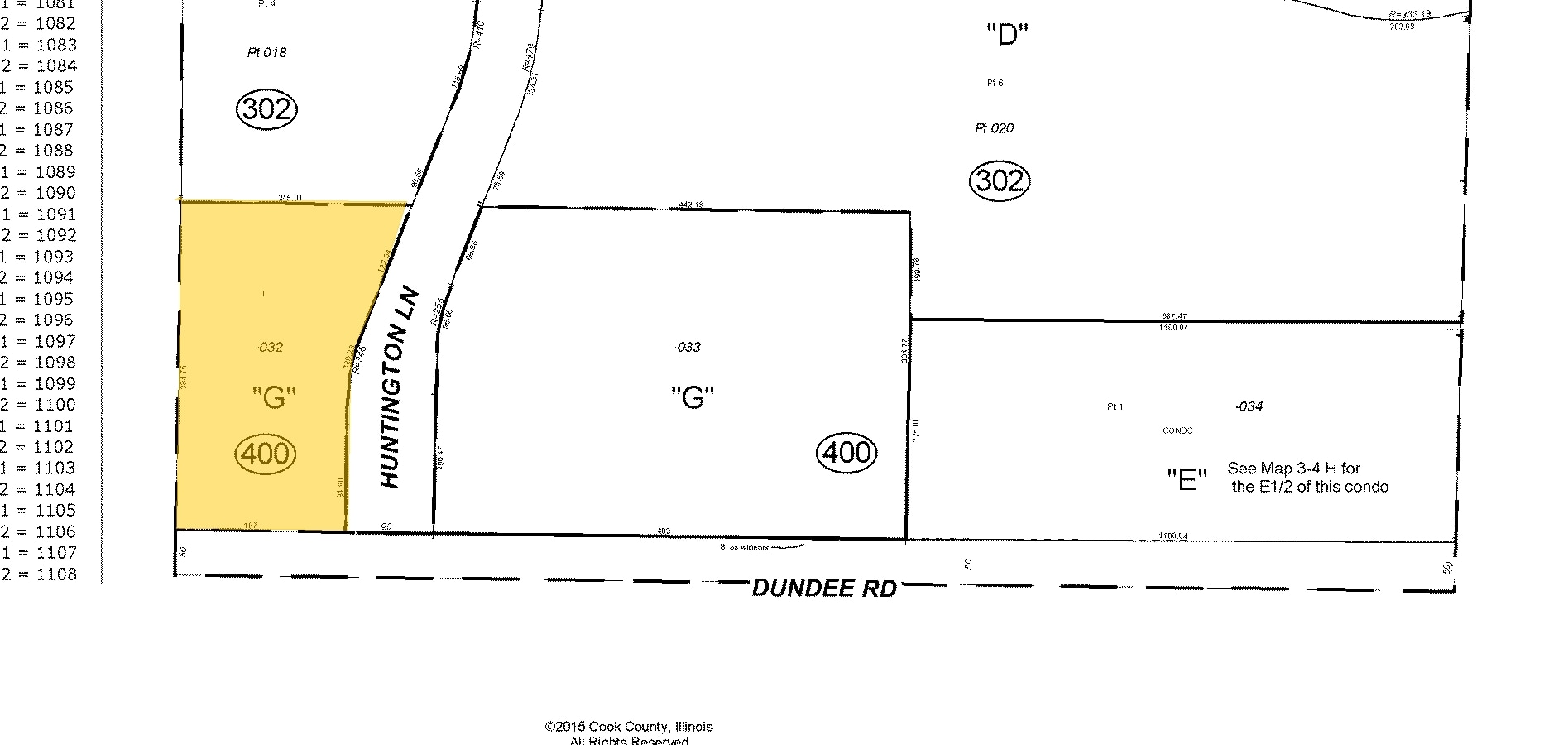 10 Huntington Ln, Wheeling, IL for sale Plat Map- Image 1 of 1