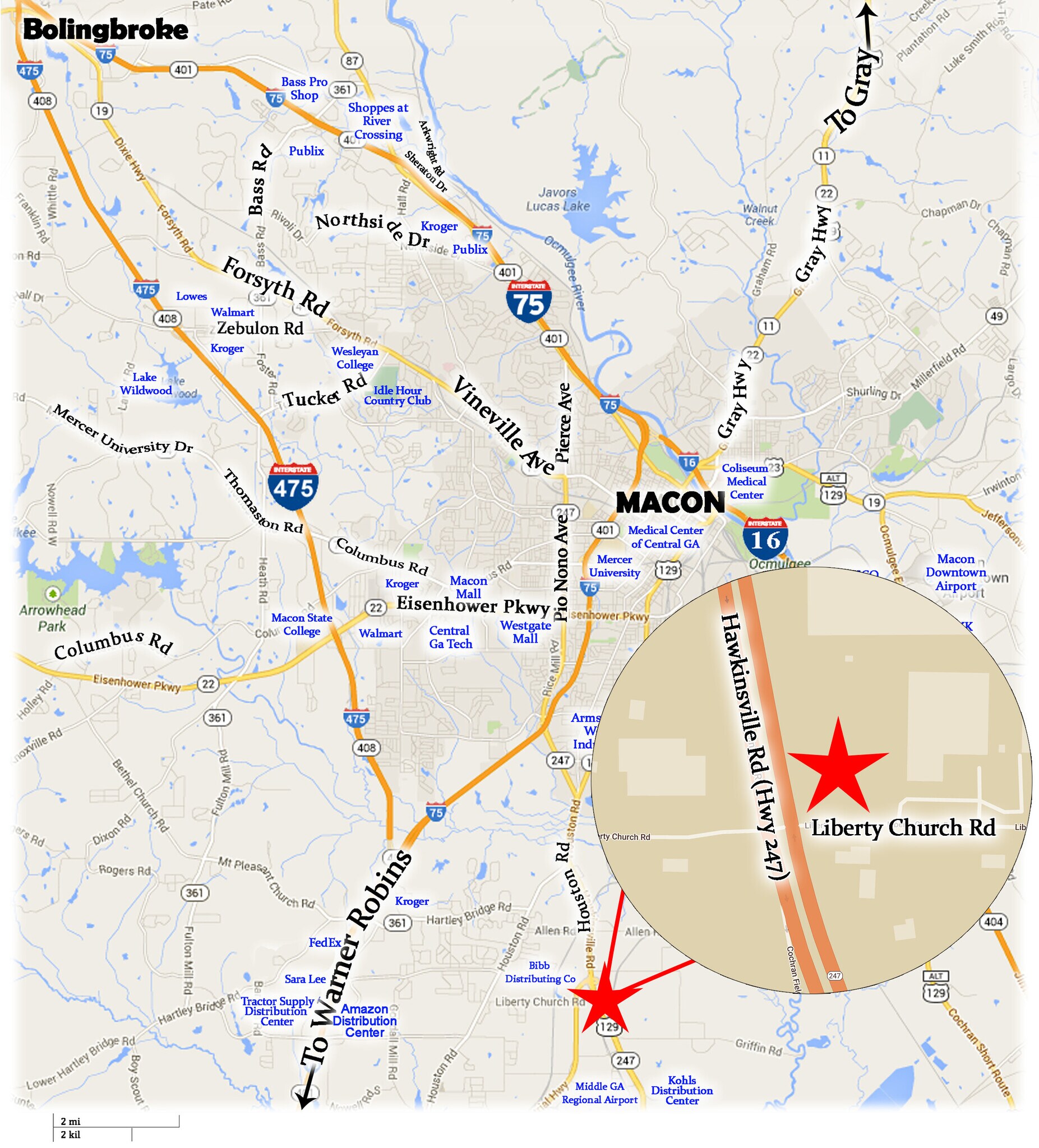 2395 Liberty Church Rd, Macon, GA 31216 for Lease