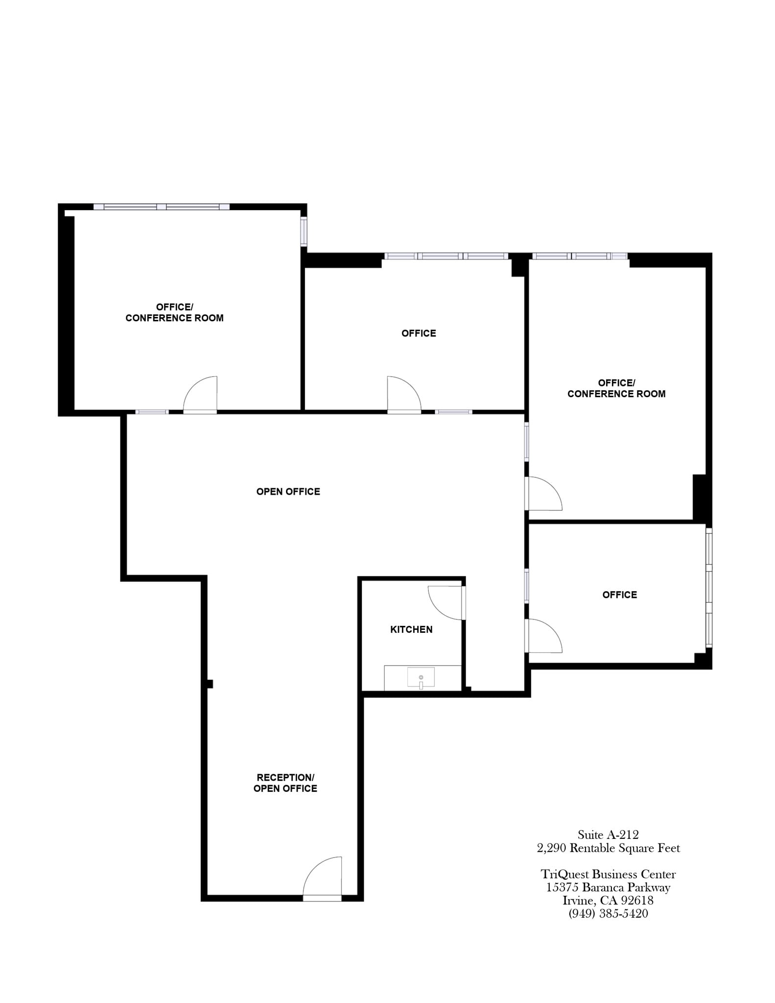 15375 Barranca Pky, Irvine, CA for lease Floor Plan- Image 1 of 1