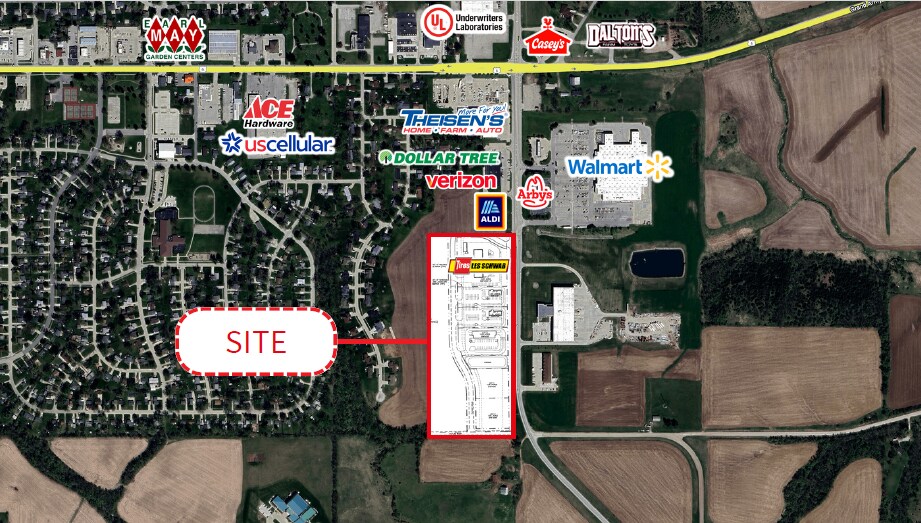 Iowa Speedway Drive & SW 9th Street, Newton, IA for lease Building Photo- Image 1 of 2