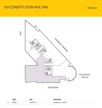 101 Constitution Ave NW, Washington, DC for lease Floor Plan- Image 1 of 1