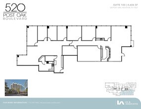 520 Post Oak Blvd, Houston, TX for lease Floor Plan- Image 1 of 1