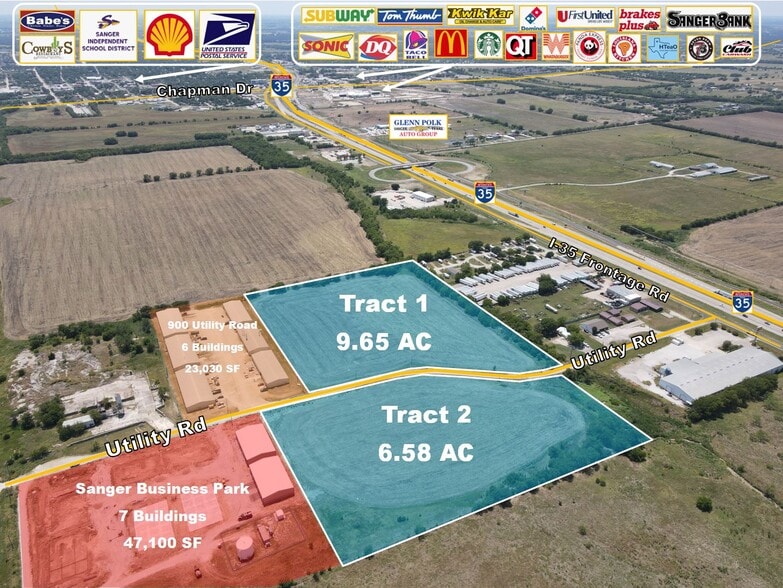 TBD Utility Road, Sanger, TX for sale - Primary Photo - Image 1 of 1
