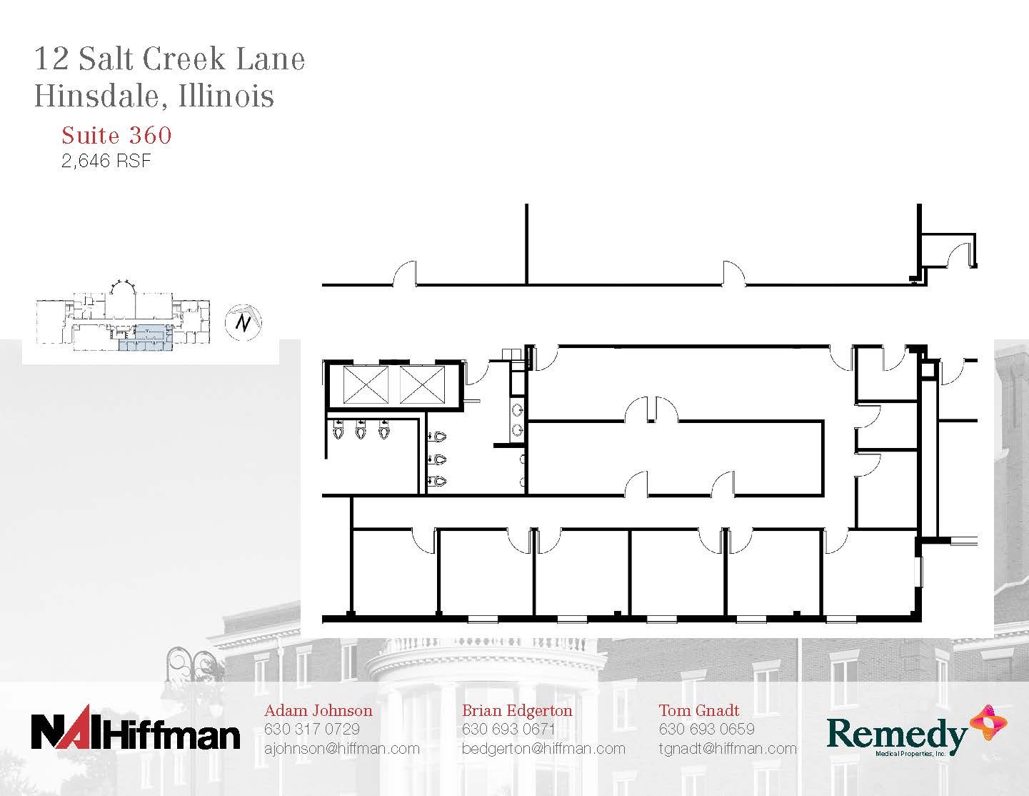 12 Salt Creek Ln, Hinsdale, IL for lease Floor Plan- Image 1 of 1