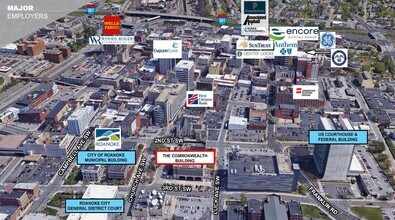 220 Church Ave SW, Roanoke, VA - AERIAL  map view - Image1