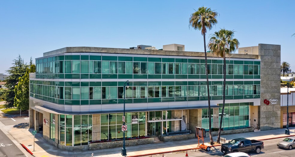 8536 Wilshire Blvd, Beverly Hills, CA for lease - Aerial - Image 3 of 13