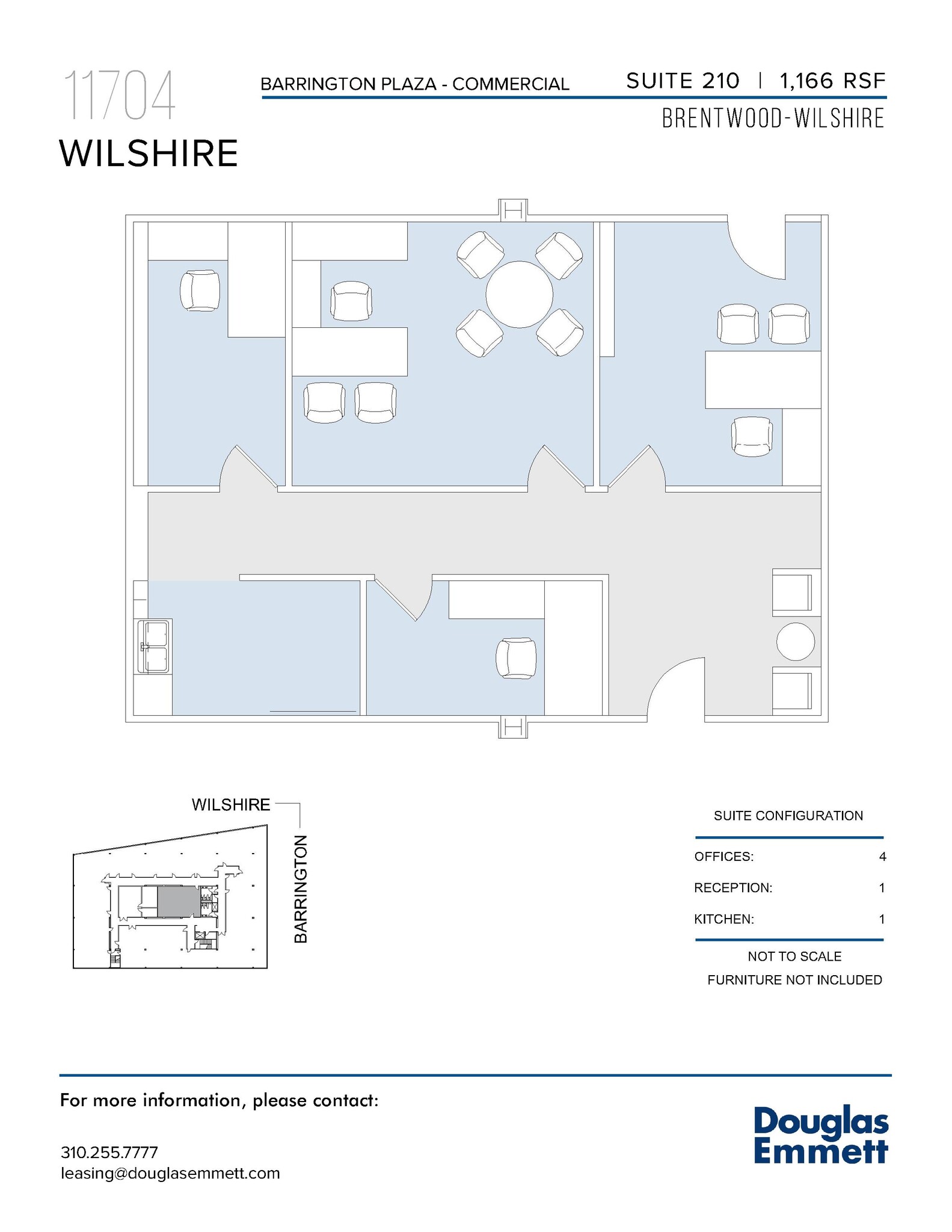 11704 Wilshire Blvd, Los Angeles, CA for lease Floor Plan- Image 1 of 1