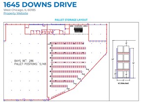 1645 Downs Dr, West Chicago, IL for lease Floor Plan- Image 1 of 1