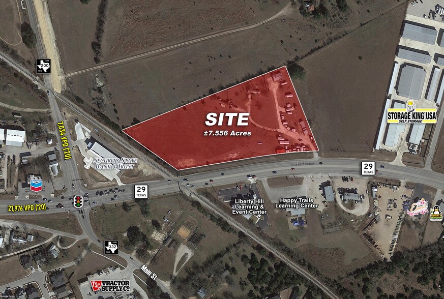 14852 Highway 29, Liberty Hill, TX for lease - Aerial - Image 1 of 6