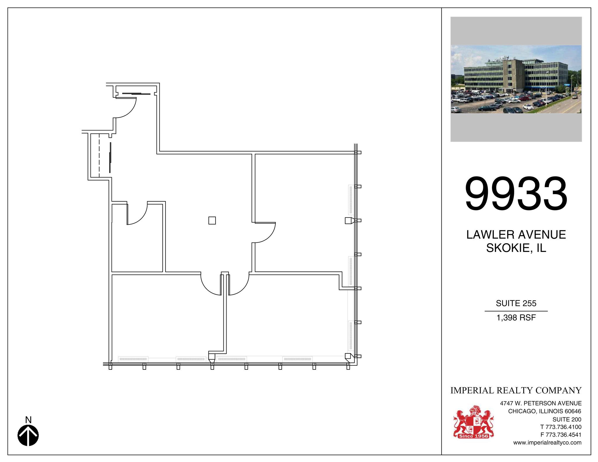 9933 Lawler Ave, Skokie, IL for lease Site Plan- Image 1 of 1