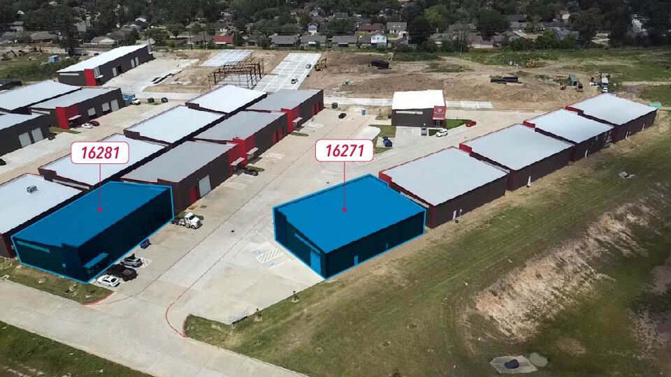 16271 AND 16281 NORTH FREEWAY portfolio of 2 properties for sale on LoopNet.com - Aerial - Image 1 of 6