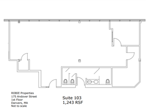 175 Andover St, Danvers, MA for lease Floor Plan- Image 1 of 1