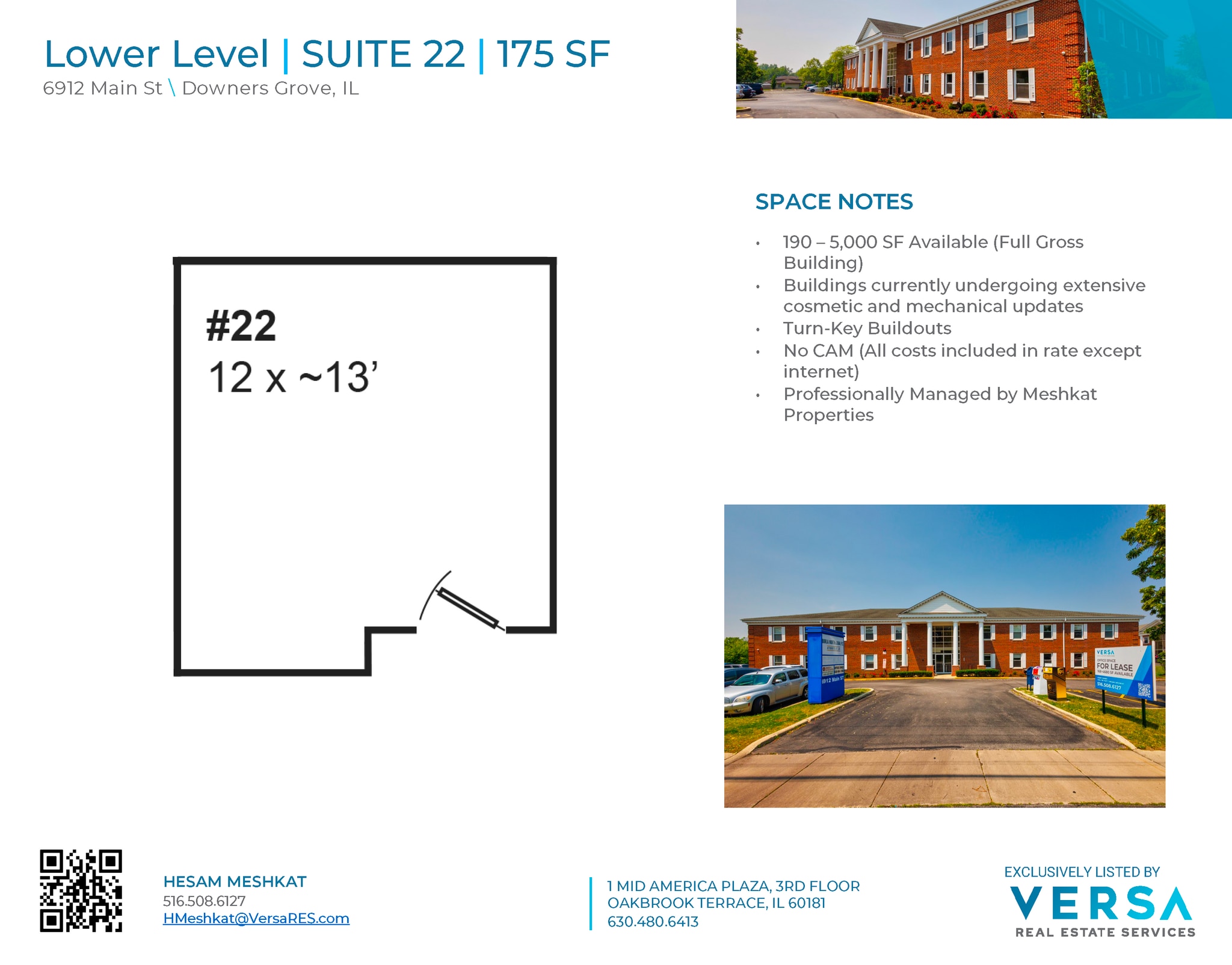6912 Main St, Downers Grove, IL for lease Floor Plan- Image 1 of 1