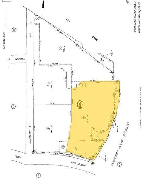 1950 University Ave, East Palo Alto, CA for lease - Plat Map - Image 3 of 11