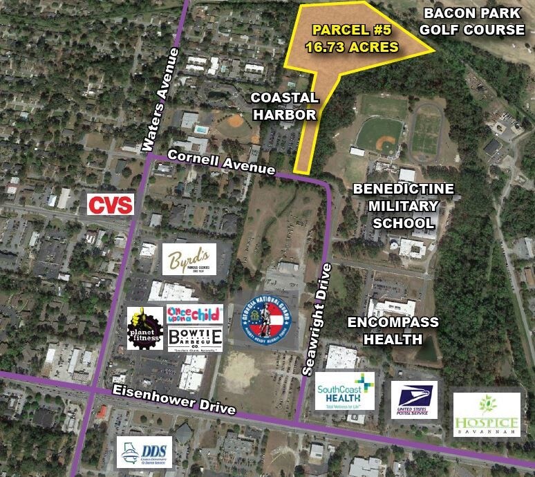 6502 Seawright Dr, Savannah, GA for sale Aerial- Image 1 of 1