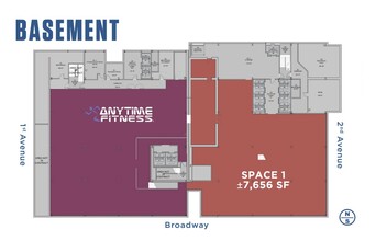 180 Broadway, San Diego, CA for lease Floor Plan- Image 1 of 1