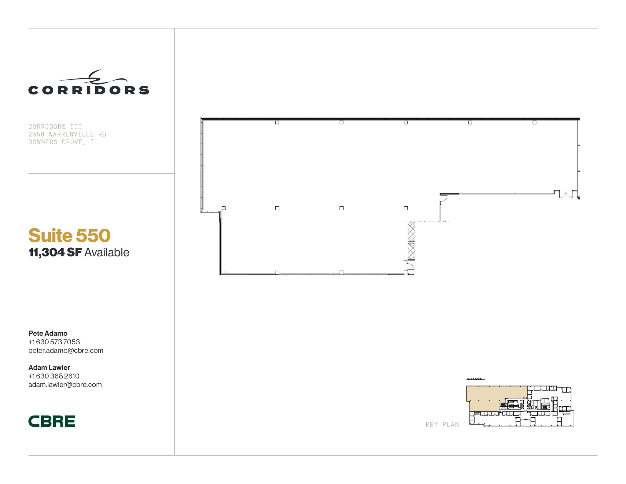 2651 Warrenville Rd, Downers Grove, IL for lease Floor Plan- Image 1 of 1