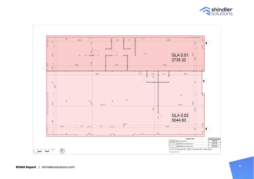 214 S Broad St, Brevard, NC for lease - Site Plan - Image 2 of 3