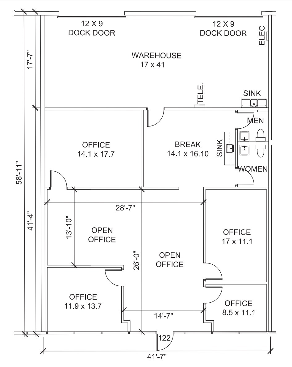 2154 W Northwest Hwy, Dallas, TX for lease Floor Plan- Image 1 of 1