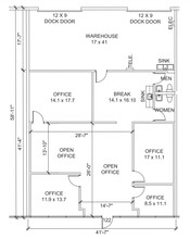 2154 W Northwest Hwy, Dallas, TX for lease Floor Plan- Image 1 of 1